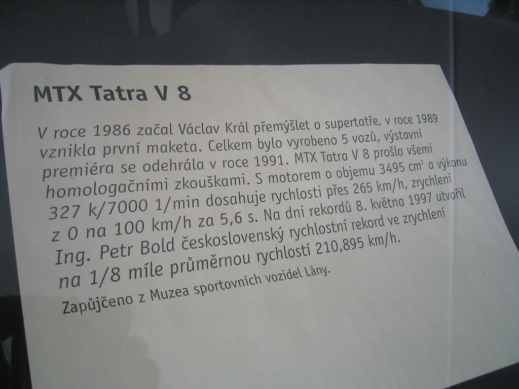 Mtx Tatra V8I