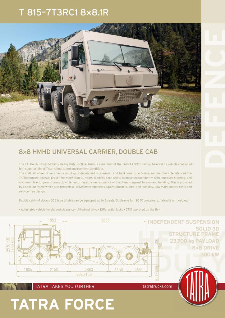 Tatra Force T815 7t3rc1 8x8 Chassis Double Cab Enpdf 113 Mb